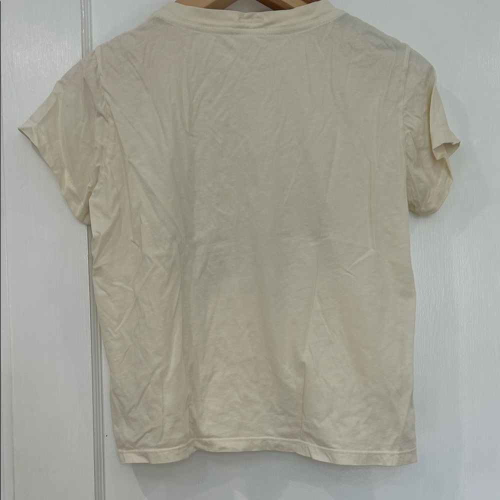 MOTHER Cream Short Sleeve 'California Big Sur Mountains' Graphic Tee - Picture 4 of 4